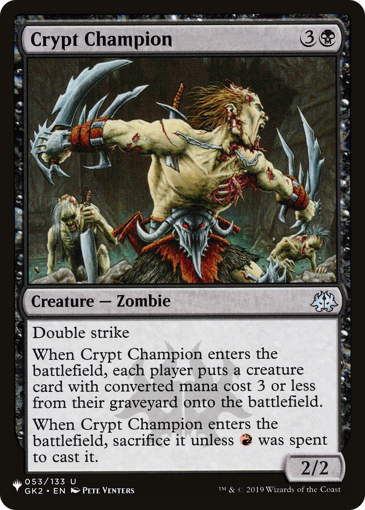 Crypt Champion [The List] MTG Single Magic: The Gathering | Red Claw Gaming