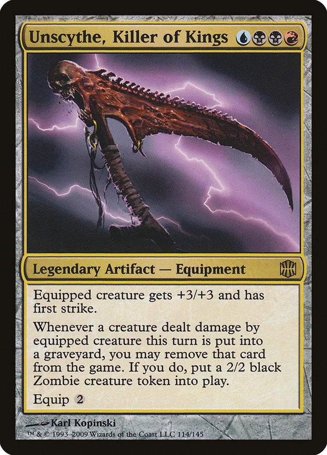 Unscythe, Killer of Kings [Alara Reborn] MTG Single Magic: The Gathering | Red Claw Gaming
