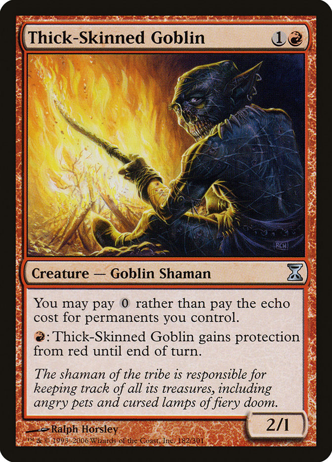 Thick-Skinned Goblin [Time Spiral] MTG Single Magic: The Gathering | Red Claw Gaming
