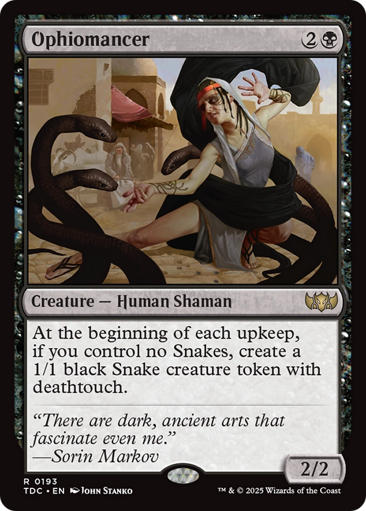 Ophiomancer [Tarkir: Dragonstorm Commander] MTG Single Magic: The Gathering | Red Claw Gaming