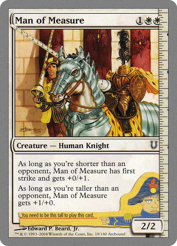 Man of Measure [Unhinged] MTG Single Magic: The Gathering | Red Claw Gaming
