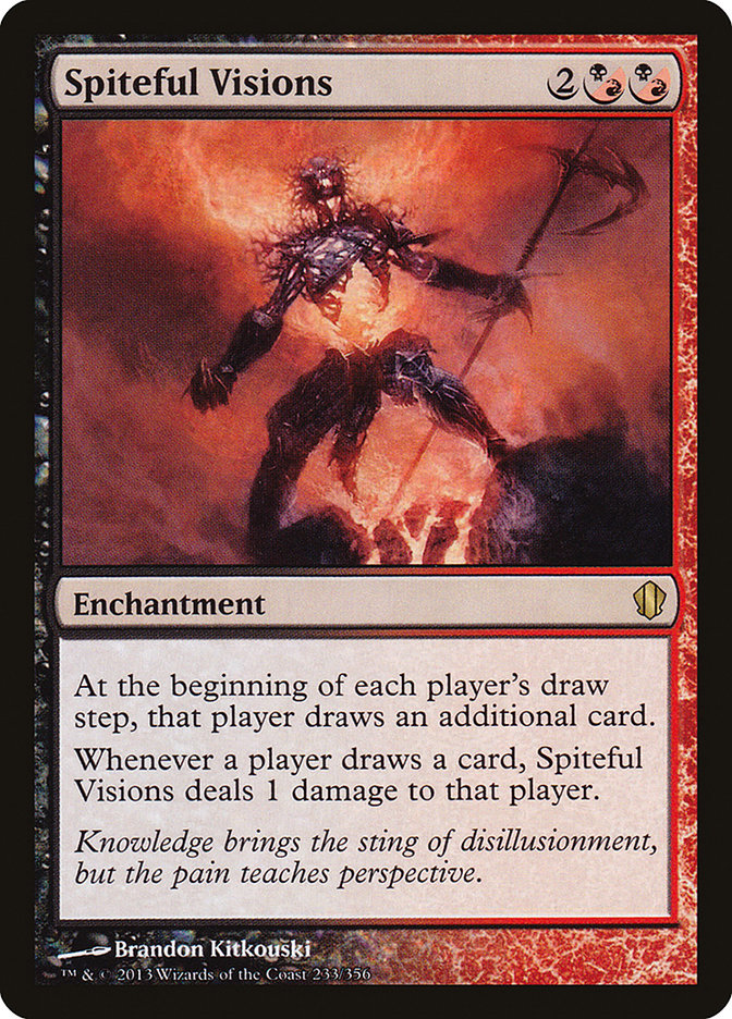 Spiteful Visions [Commander 2013] MTG Single Magic: The Gathering | Red Claw Gaming