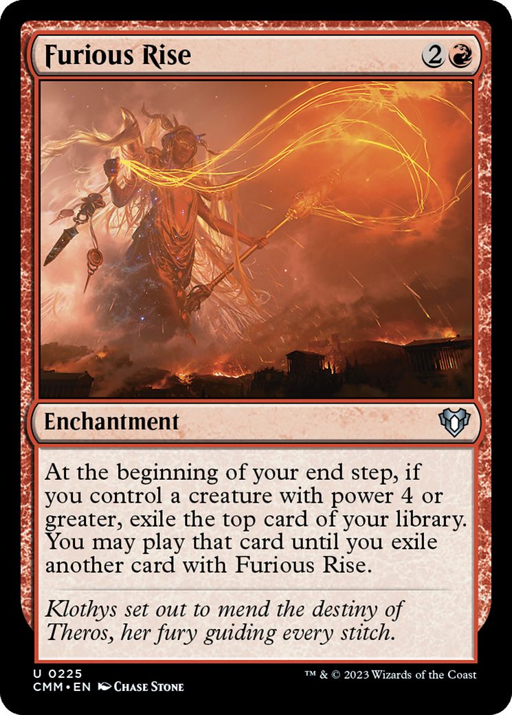Furious Rise [Commander Masters] MTG Single Magic: The Gathering | Red Claw Gaming