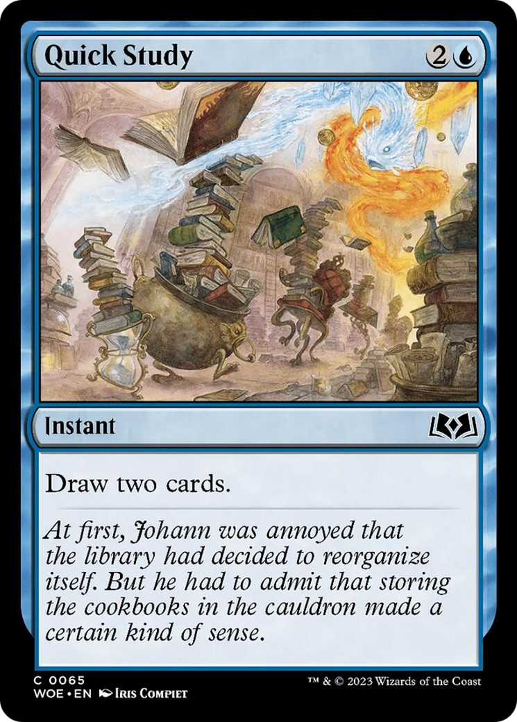 Quick Study [Wilds of Eldraine] MTG Single Magic: The Gathering    | Red Claw Gaming