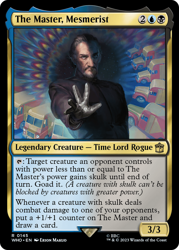The Master, Mesmerist [Doctor Who] MTG Single Magic: The Gathering | Red Claw Gaming