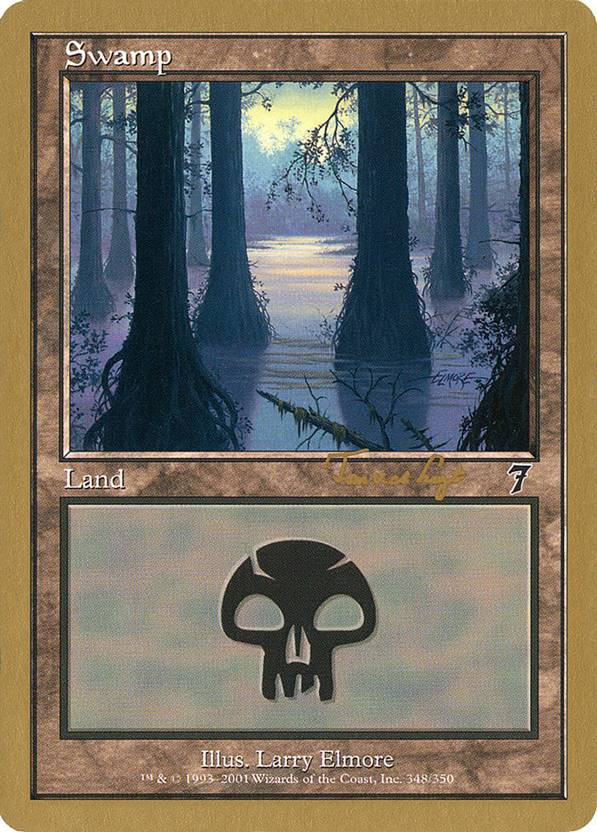 Swamp (tvdl348) (Tom van de Logt) [World Championship Decks 2001] MTG Single Magic: The Gathering | Red Claw Gaming