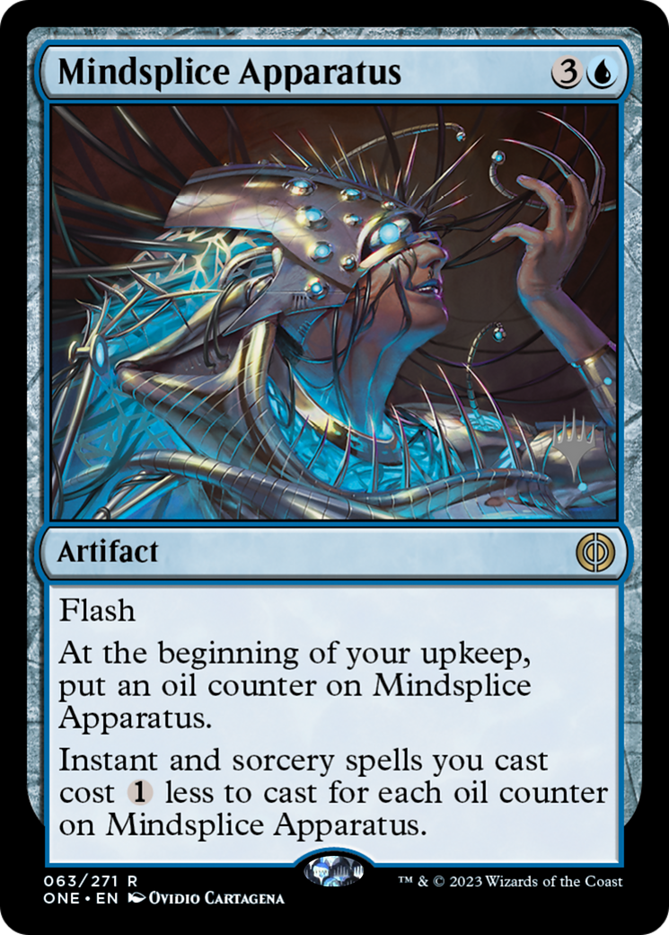 Mindsplice Apparatus (Promo Pack) [Phyrexia: All Will Be One Promos] MTG Single Magic: The Gathering | Red Claw Gaming