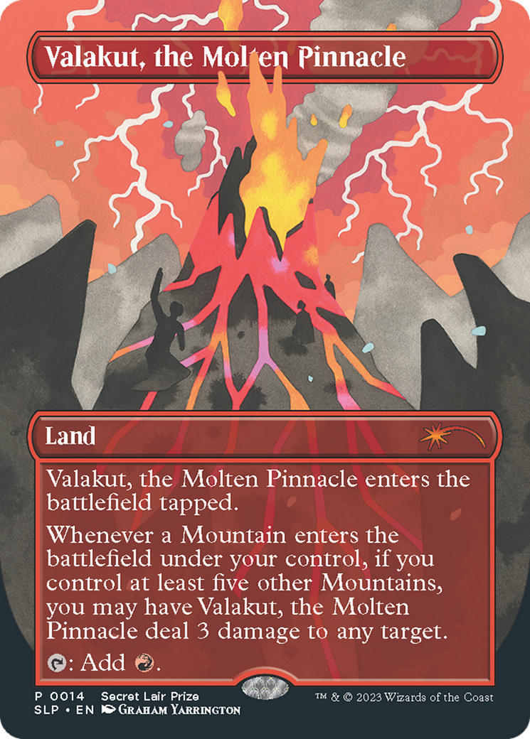 Valakut, the Molten Pinnacle [Secret Lair Showdown] MTG Single Magic: The Gathering | Red Claw Gaming