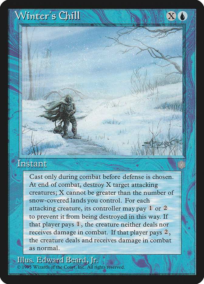 Winter's Chill [Ice Age] MTG Single Magic: The Gathering | Red Claw Gaming