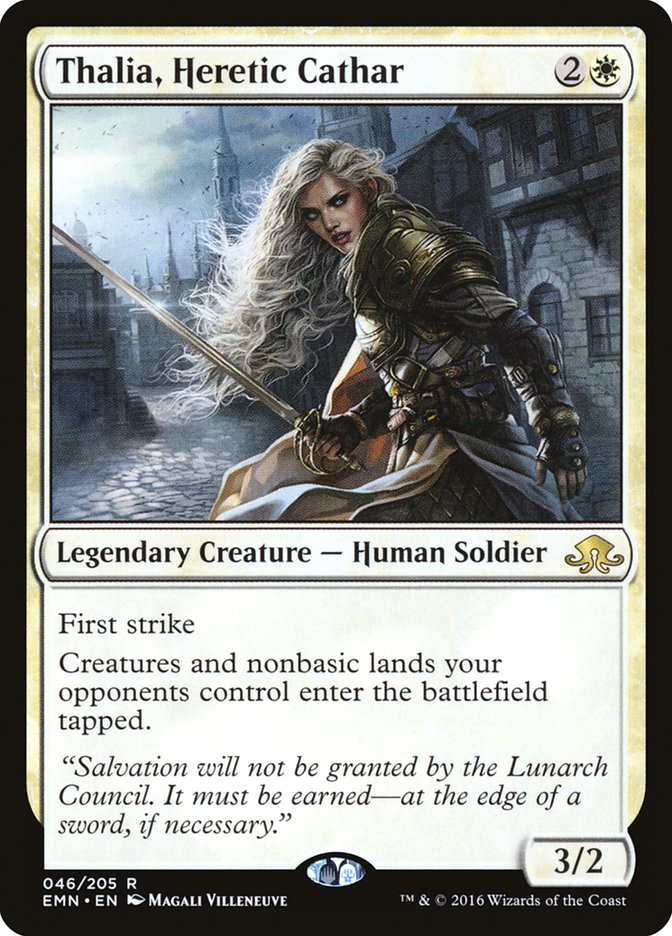 Thalia, Heretic Cathar [Eldritch Moon] MTG Single Magic: The Gathering | Red Claw Gaming