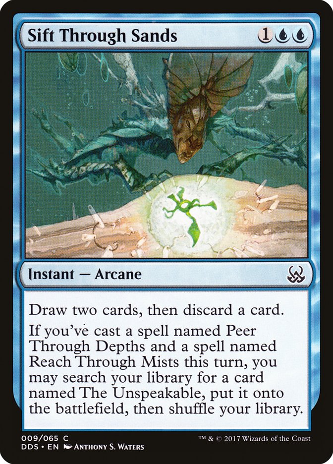 Sift Through Sands [Duel Decks: Mind vs. Might] MTG Single Magic: The Gathering | Red Claw Gaming