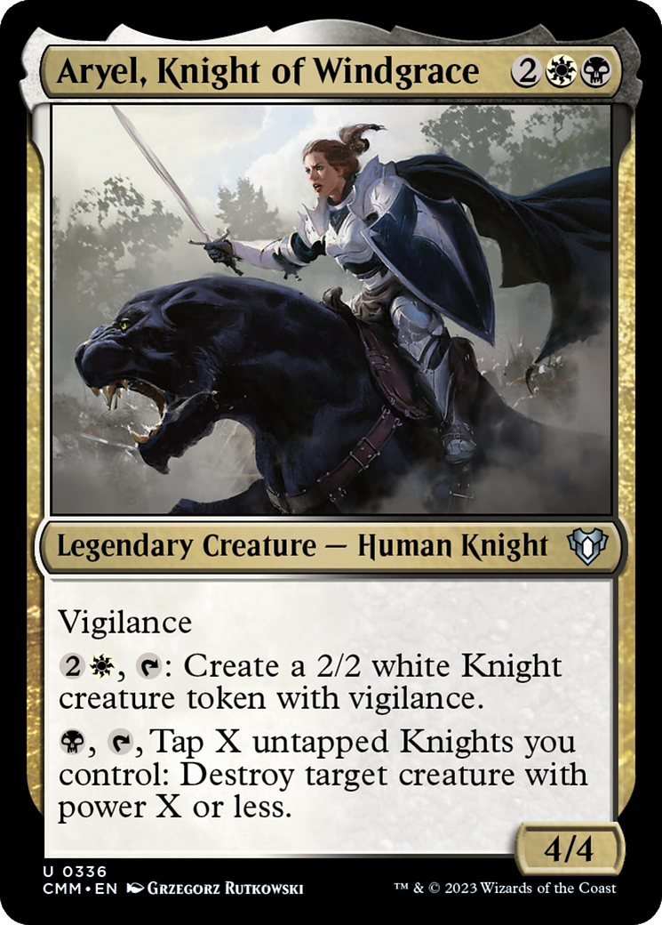 Aryel, Knight of Windgrace [Commander Masters] MTG Single Magic: The Gathering | Red Claw Gaming