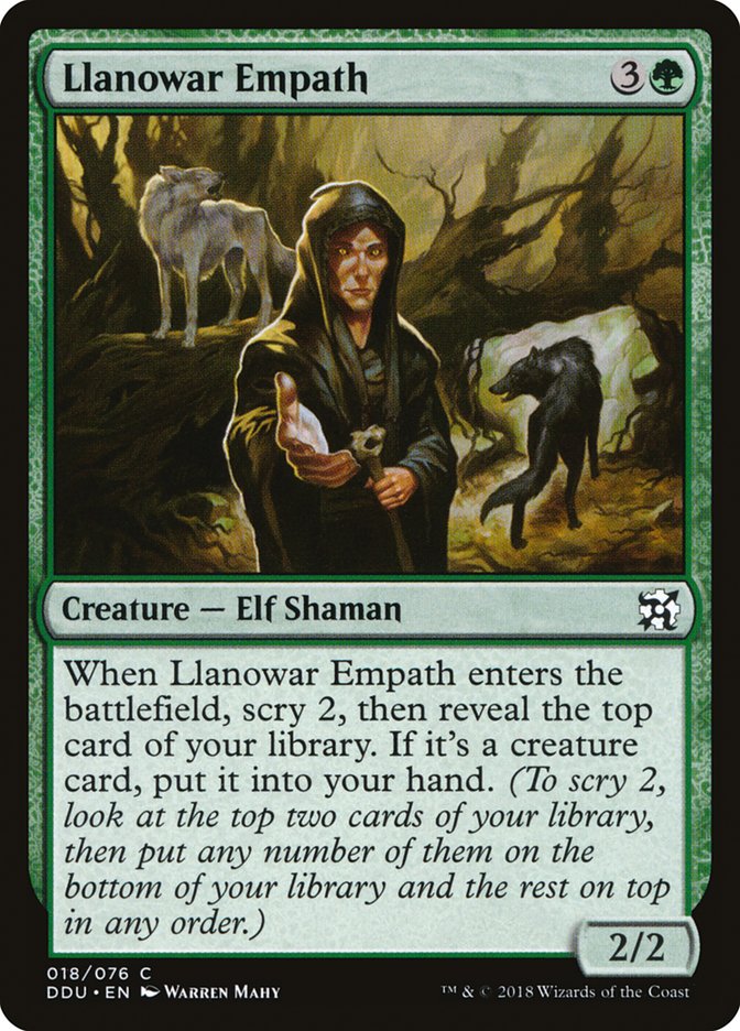 Llanowar Empath [Duel Decks: Elves vs. Inventors] MTG Single Magic: The Gathering | Red Claw Gaming