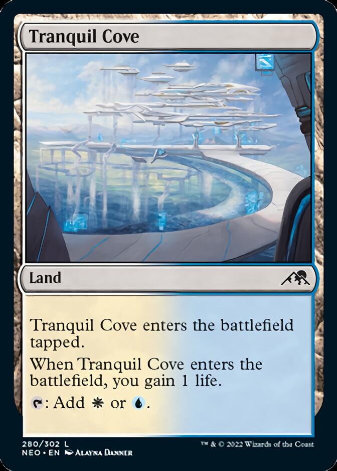 Tranquil Cove [Kamigawa: Neon Dynasty] MTG Single Magic: The Gathering    | Red Claw Gaming