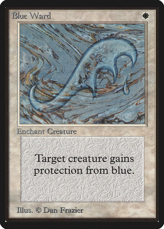 Blue Ward [Beta Edition] MTG Single Magic: The Gathering | Red Claw Gaming