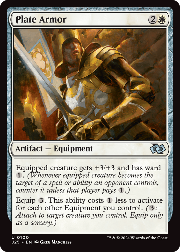 Plate Armor [Foundations Jumpstart] MTG Single Magic: The Gathering | Red Claw Gaming