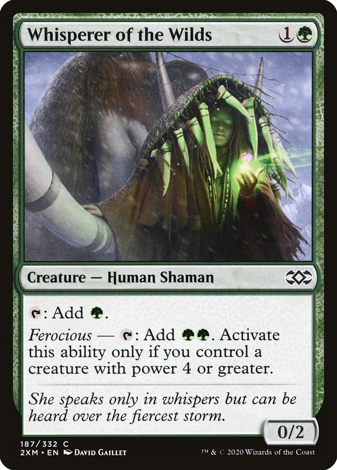 Whisperer of the Wilds [Double Masters] MTG Single Magic: The Gathering | Red Claw Gaming