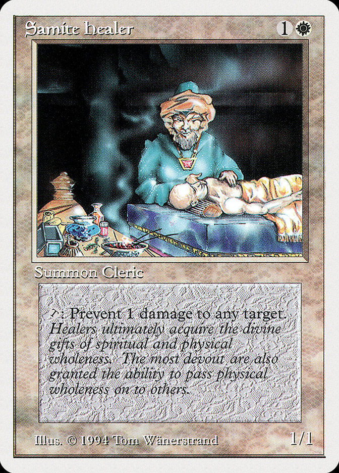 Samite Healer [Summer Magic / Edgar] MTG Single Magic: The Gathering | Red Claw Gaming