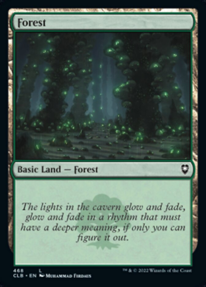 Forest (468) [Commander Legends: Battle for Baldur's Gate] MTG Single Magic: The Gathering | Red Claw Gaming