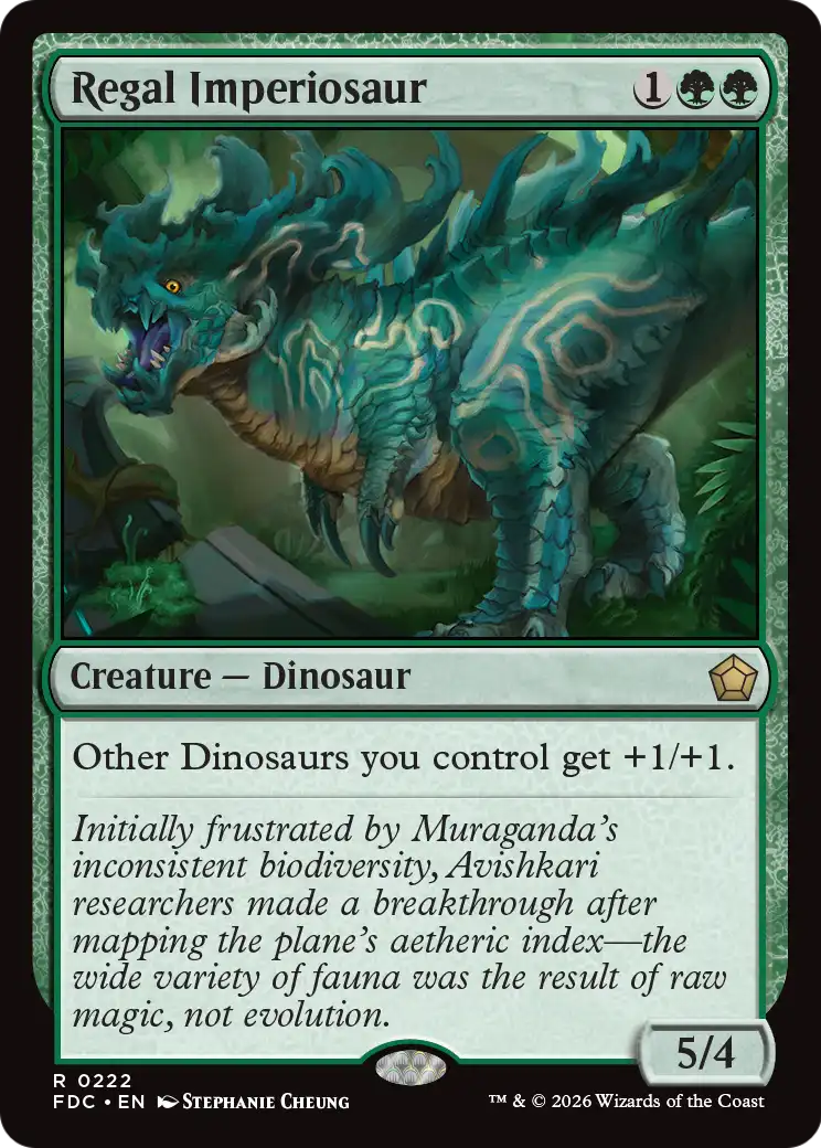 Regal Imperiosaur [Foundations Commander] | Red Claw Gaming