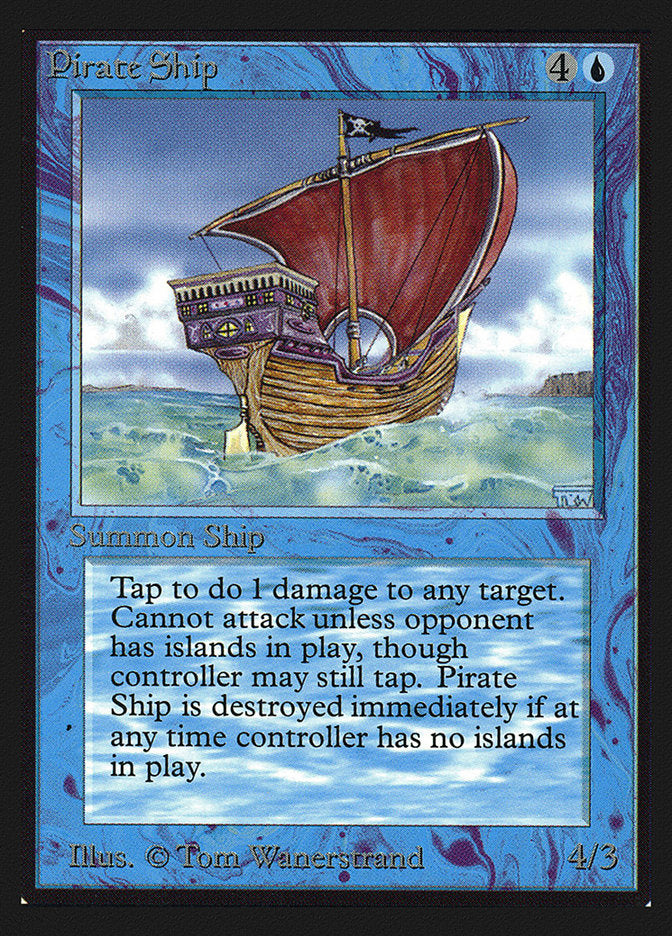 Pirate Ship [International Collectors' Edition] MTG Single Magic: The Gathering | Red Claw Gaming