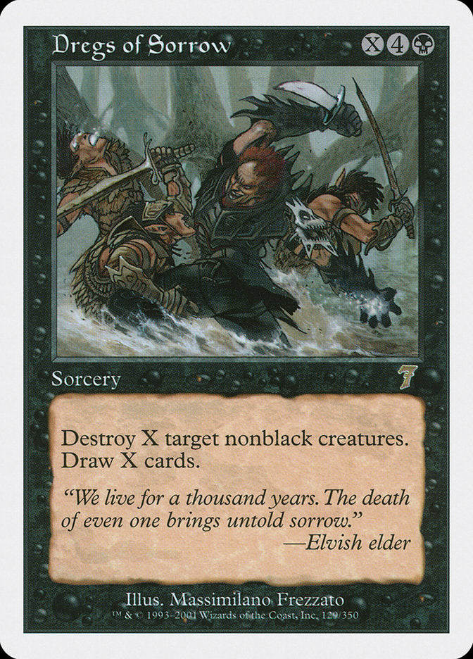 Dregs of Sorrow [Seventh Edition] MTG Single Magic: The Gathering | Red Claw Gaming