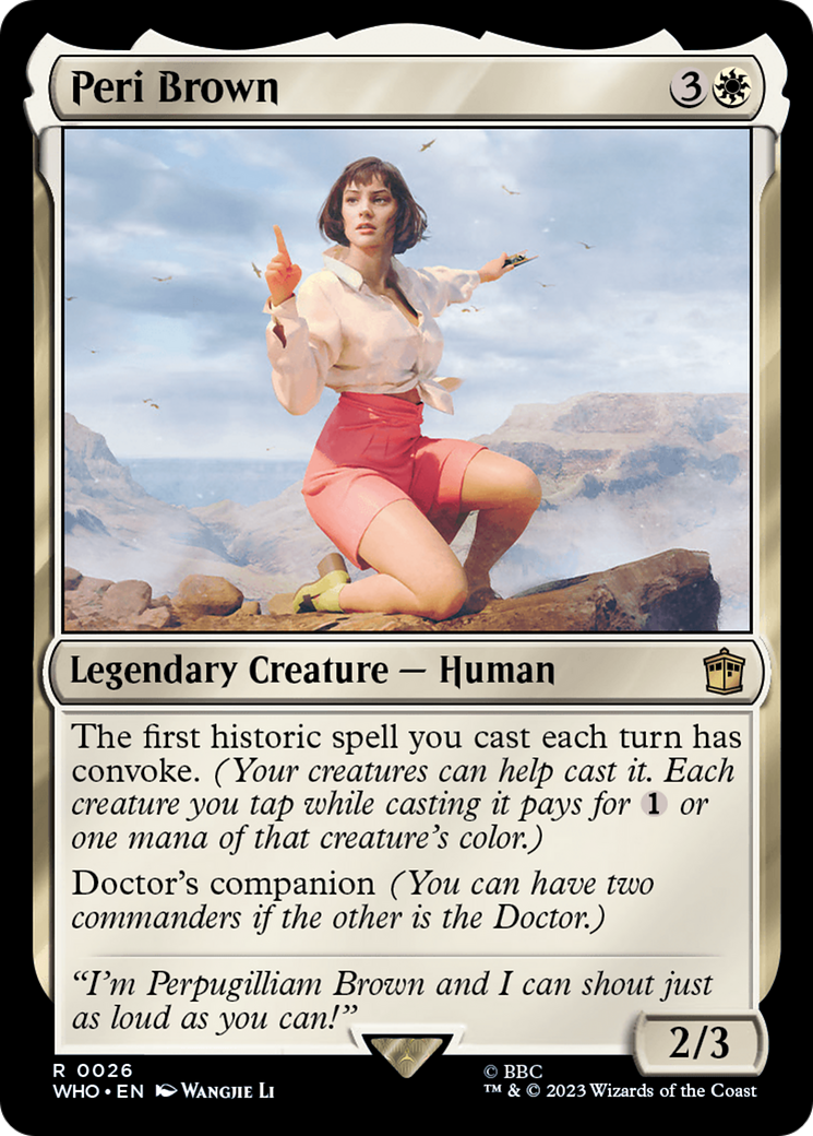 Peri Brown [Doctor Who] MTG Single Magic: The Gathering | Red Claw Gaming