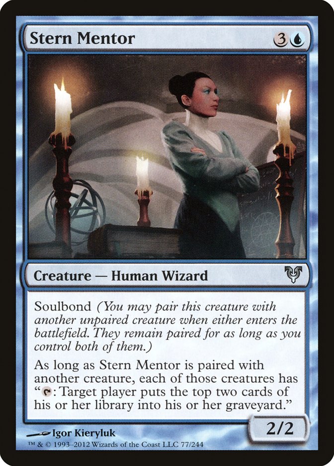 Stern Mentor [Avacyn Restored] MTG Single Magic: The Gathering | Red Claw Gaming