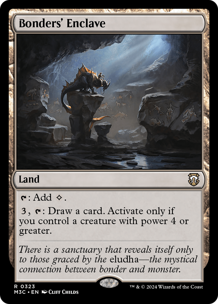 Bonders' Enclave (Ripple Foil) [Modern Horizons 3 Commander] MTG Single Magic: The Gathering | Red Claw Gaming