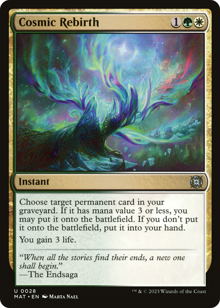 Cosmic Rebirth [March of the Machine: The Aftermath] MTG Single Magic: The Gathering | Red Claw Gaming
