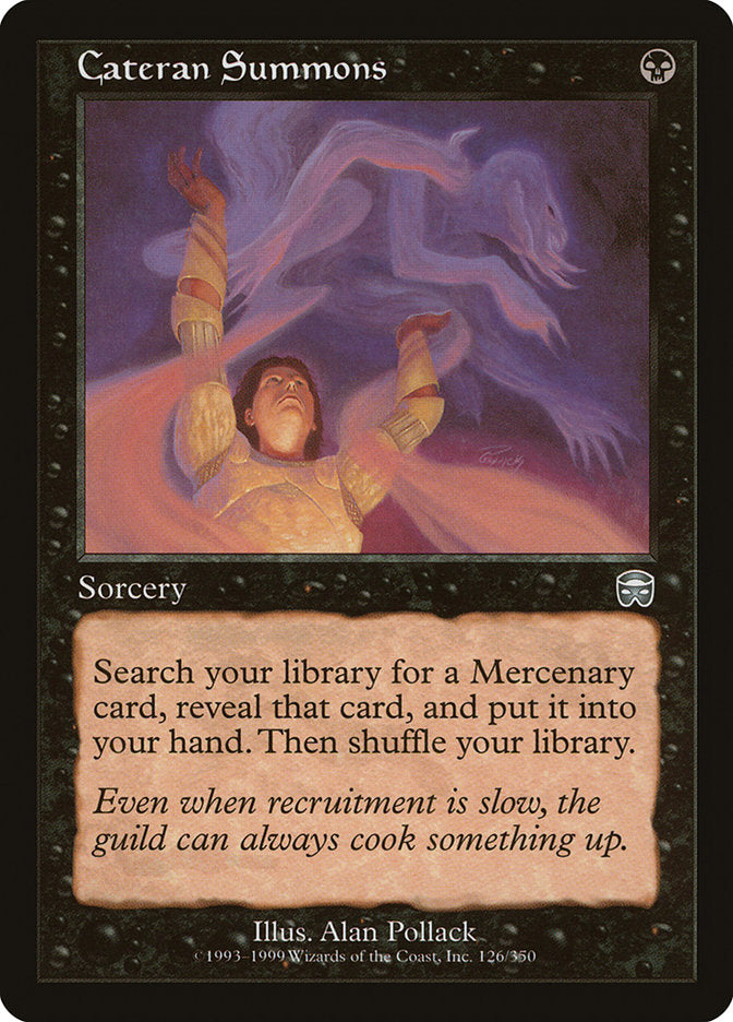 Cateran Summons [Mercadian Masques] MTG Single Magic: The Gathering | Red Claw Gaming