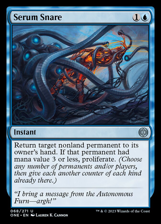 Serum Snare [Phyrexia: All Will Be One] MTG Single Magic: The Gathering | Red Claw Gaming