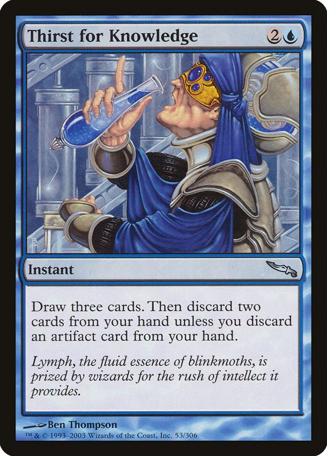 Thirst for Knowledge [Mirrodin] MTG Single Magic: The Gathering | Red Claw Gaming