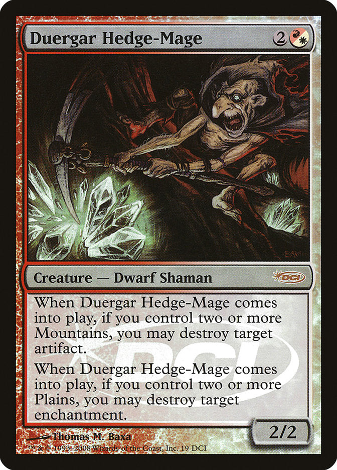 Duergar Hedge-Mage [Gateway 2008] MTG Single Magic: The Gathering | Red Claw Gaming
