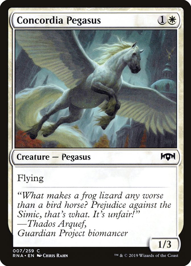 Concordia Pegasus [Ravnica Allegiance] MTG Single Magic: The Gathering | Red Claw Gaming