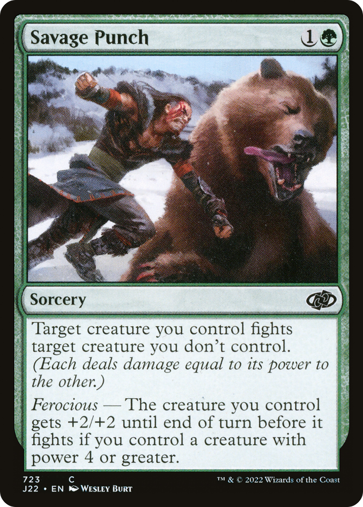 Savage Punch [Jumpstart 2022] MTG Single Magic: The Gathering | Red Claw Gaming