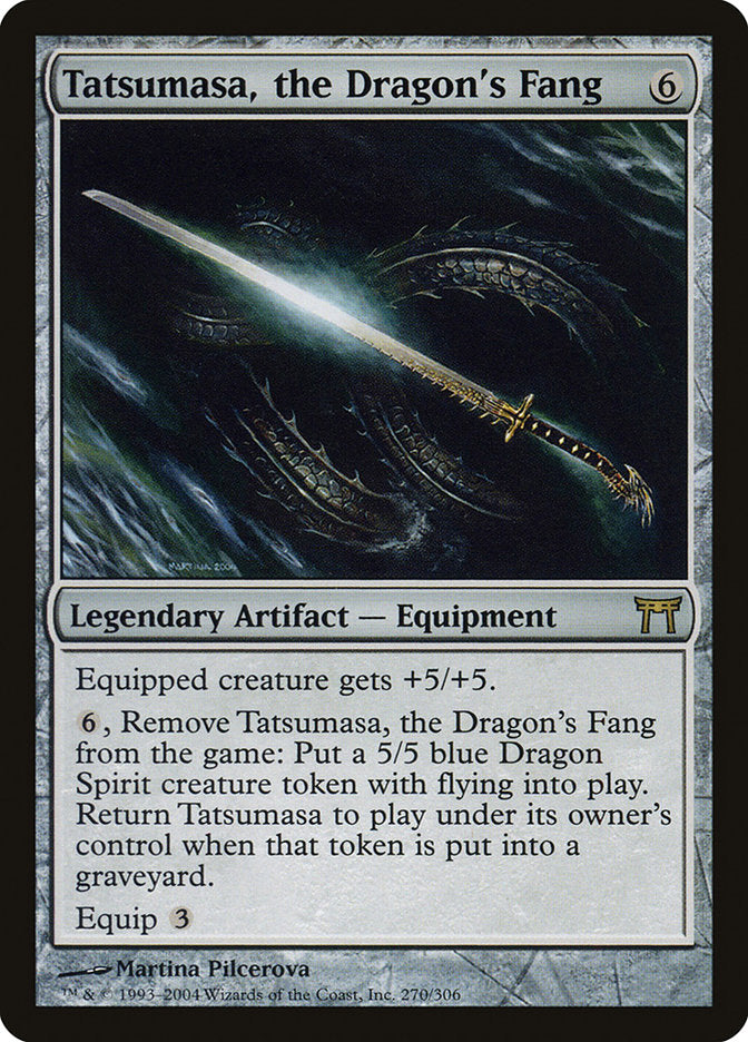 Tatsumasa, the Dragon's Fang [Champions of Kamigawa] MTG Single Magic: The Gathering | Red Claw Gaming