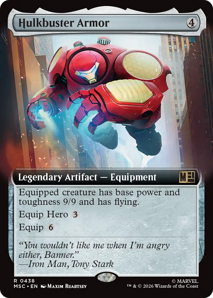 Hulkbuster Armor (Extended Art) [Marvel Super Heroes Commander] | Red Claw Gaming