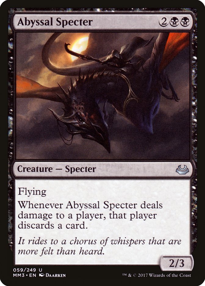 Abyssal Specter [Modern Masters 2017] MTG Single Magic: The Gathering | Red Claw Gaming