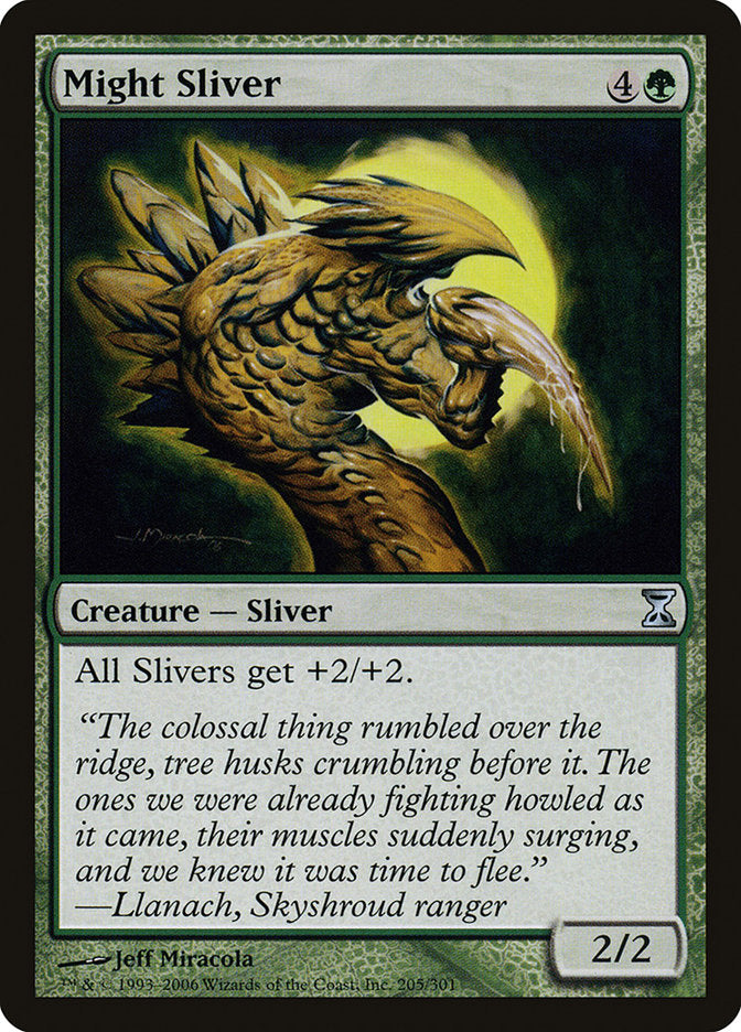 Might Sliver [Time Spiral] MTG Single Magic: The Gathering | Red Claw Gaming