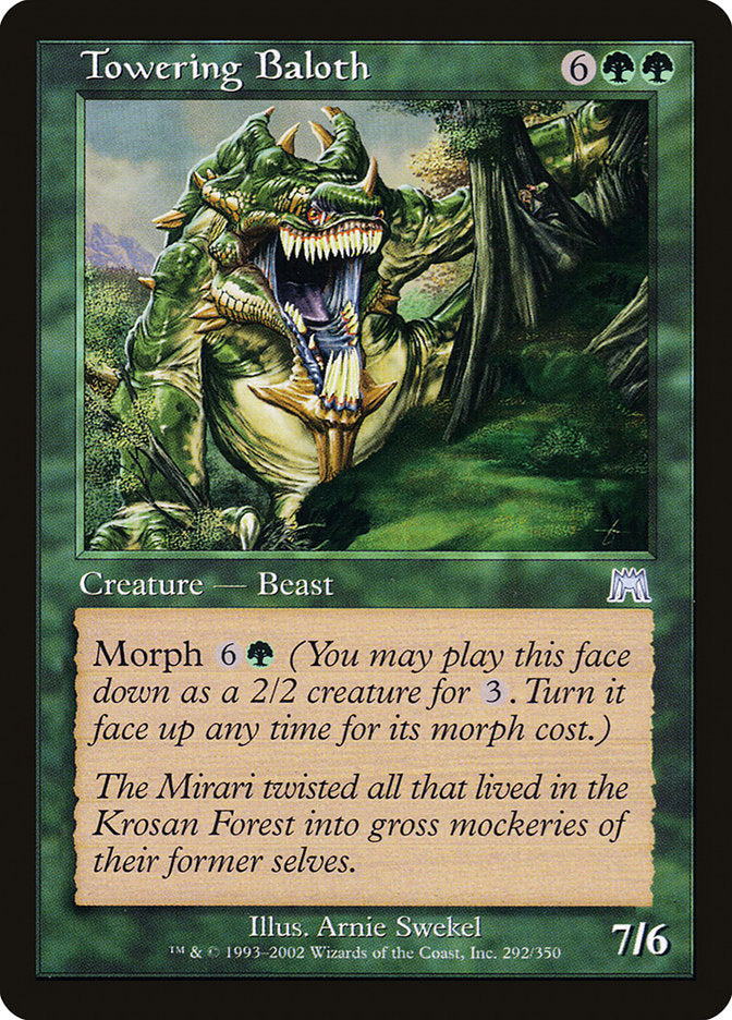 Towering Baloth [Onslaught] MTG Single Magic: The Gathering | Red Claw Gaming