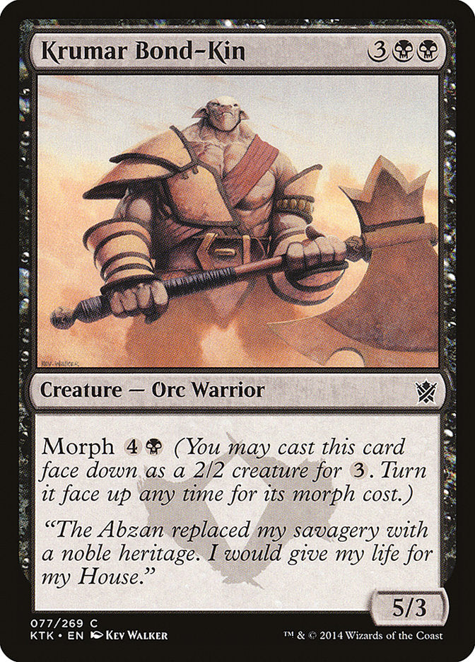 Krumar Bond-Kin [Khans of Tarkir] MTG Single Magic: The Gathering | Red Claw Gaming