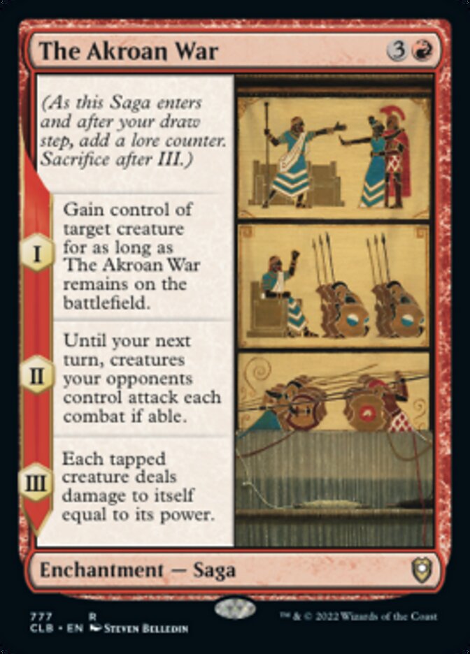 The Akroan War [Commander Legends: Battle for Baldur's Gate] MTG Single Magic: The Gathering | Red Claw Gaming