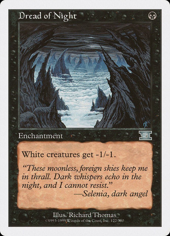 Dread of Night [Classic Sixth Edition] MTG Single Magic: The Gathering | Red Claw Gaming
