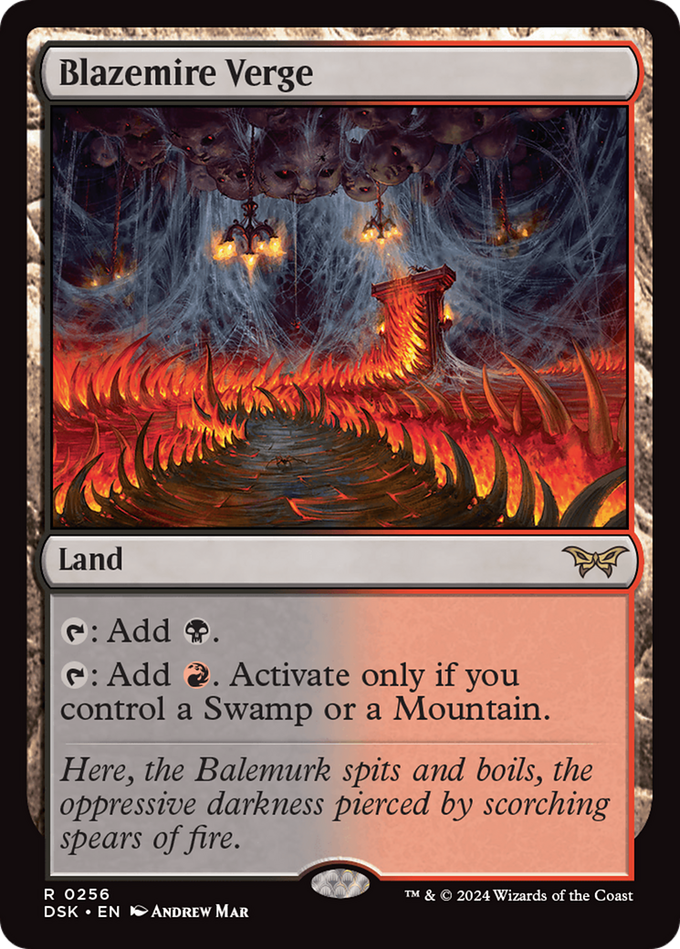 Blazemire Verge [Duskmourn: House of Horror] MTG Single Magic: The Gathering | Red Claw Gaming