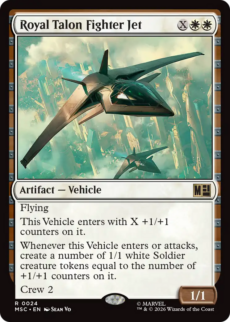 Royal Talon Fighter Jet (Surge Foil) [Marvel Super Heroes Commander] | Red Claw Gaming