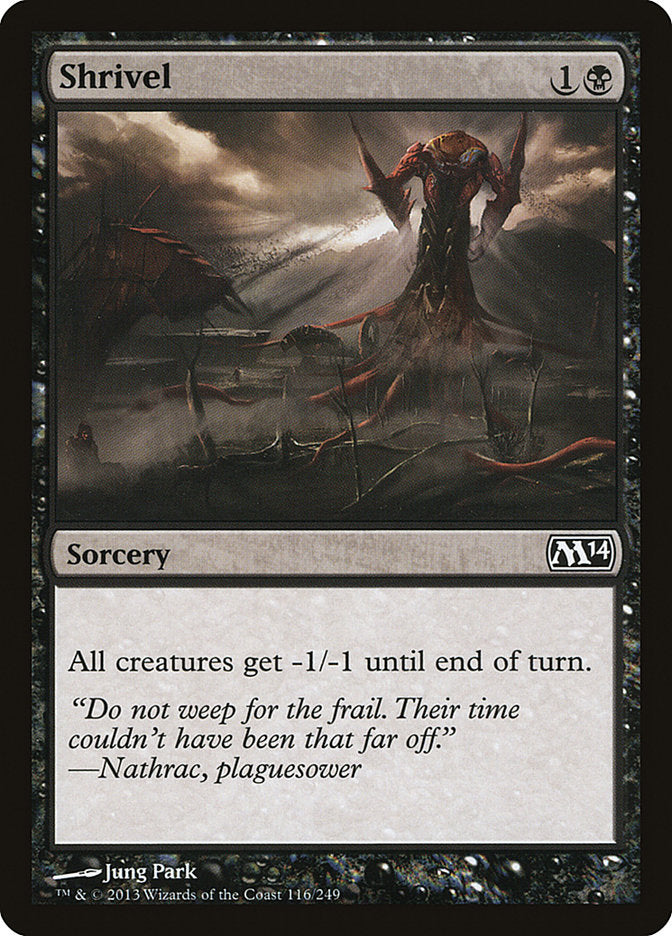 Shrivel [Magic 2014] MTG Single Magic: The Gathering | Red Claw Gaming