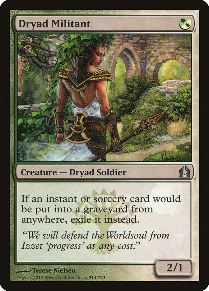 Dryad Militant [Return to Ravnica] MTG Single Magic: The Gathering | Red Claw Gaming
