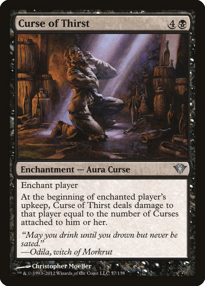 Curse of Thirst [Dark Ascension] MTG Single Magic: The Gathering | Red Claw Gaming