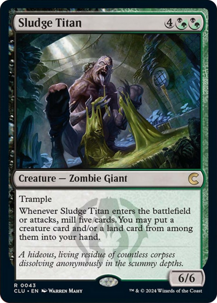 Sludge Titan [Ravnica: Clue Edition] MTG Single Magic: The Gathering | Red Claw Gaming